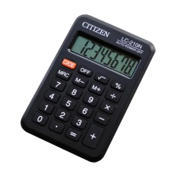 ماشین حساب سیتیزن مدل LC-210N Citizen LC-210N Calculator