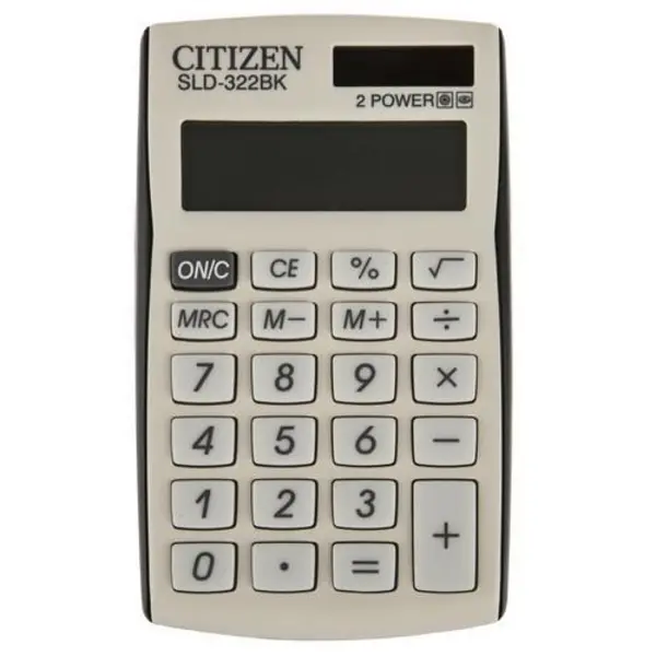 ماشین حساب سیتیزن مدل SLD-322BK Citizen SLD-322BK Calculator - 2