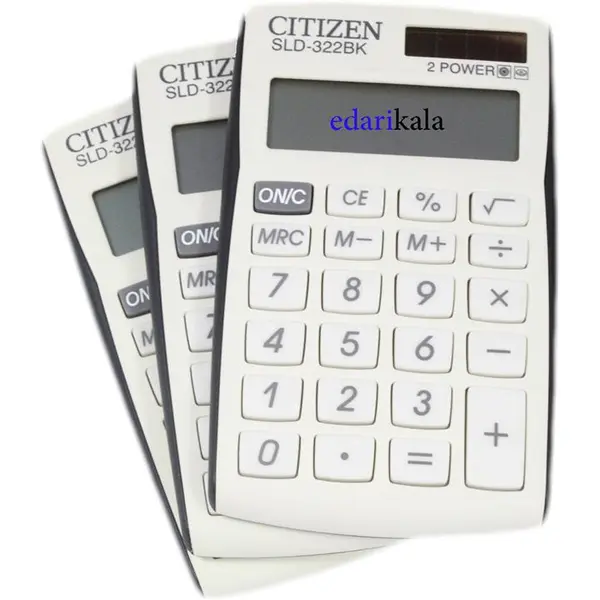 ماشین حساب سیتیزن مدل SLD-322BK Citizen SLD-322BK Calculator - 4