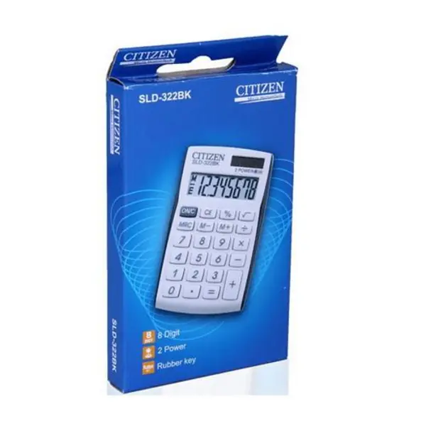 ماشین حساب سیتیزن مدل SLD-322BK Citizen SLD-322BK Calculator - 3