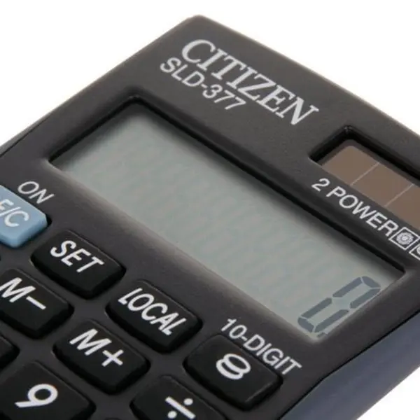 ماشین حساب سیتیزن مدل SLD-377 Citizen SLD-377 Calculator - 3