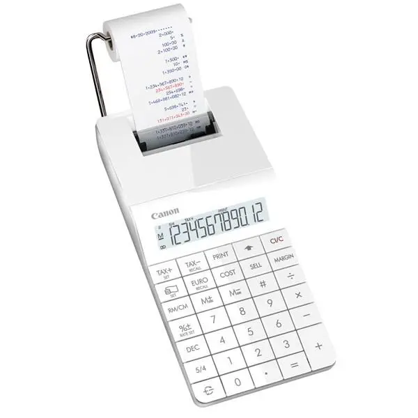 Canon X Mark 1 Print Calculator