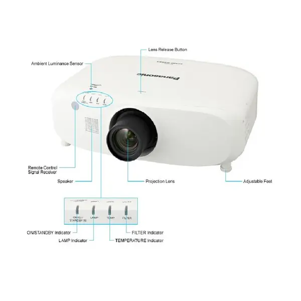 ویدئو پروژکتور پاناسونیک مدل ای ایکس 610 Panasonic PT-EX610 Video Projector