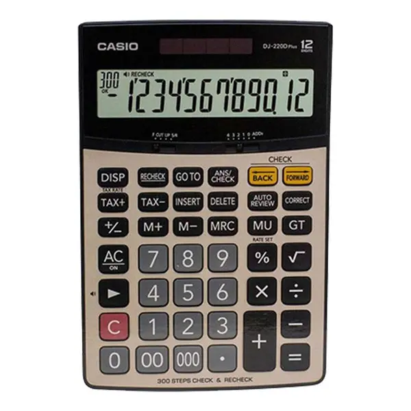 ماشین حساب کاسیو مدل Casio DJ-220D Plus - 5