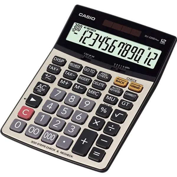 ماشین حساب کاسیو مدل Casio DJ-220D Plus - 4