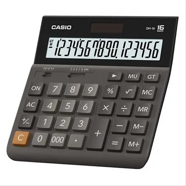 ماشین حساب کاسیو مدل DH-16-BK - 3