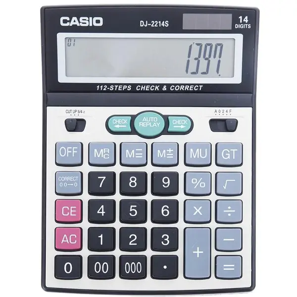ماشین حساب کاسیو مدل DJ-2214S CASIO DJ-2214S Calculator - 5