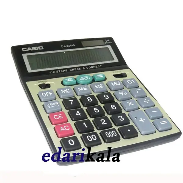 ماشین حساب کاسیو مدل DJ-2214S CASIO DJ-2214S Calculator - 3
