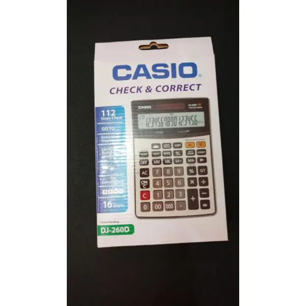 ماشین حساب DJ-260D کاسیو Casio DJ-260D Calculator