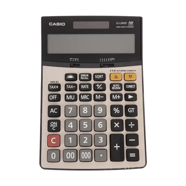 ماشین حساب DJ-260D کاسیو Casio DJ-260D Calculator