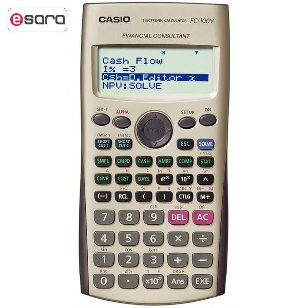 ماشین حساب کاسیو FC 100-V Casio FC-100 V Calculator - 2