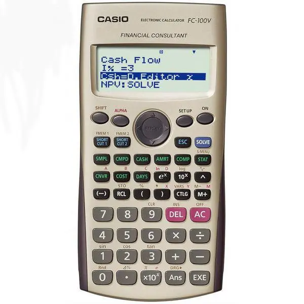 ماشین حساب کاسیو FC 100-V Casio FC-100 V Calculator