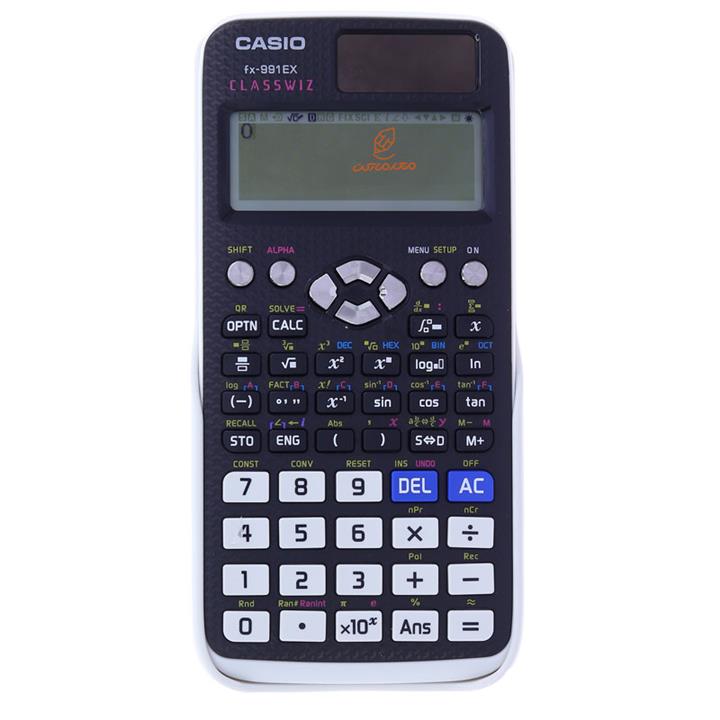 ماشین حساب مهندسی سفید مشکی مدل FX-991 EX کاسیو اصلی CASIO