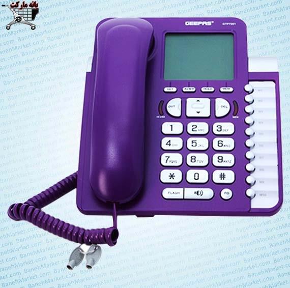دستگاه تلفن ثابت جیپاس GEEPAS TELEPHONE GTP7201