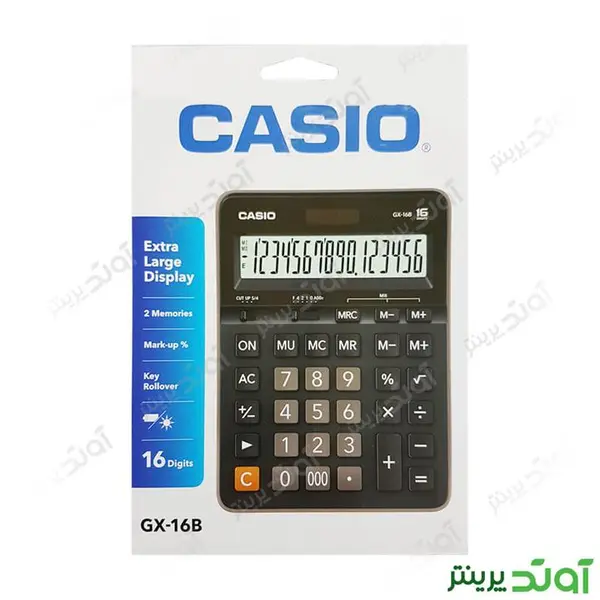 ماشین حساب کاسیو مدل GX-16B CASIO GX-16B Calculator