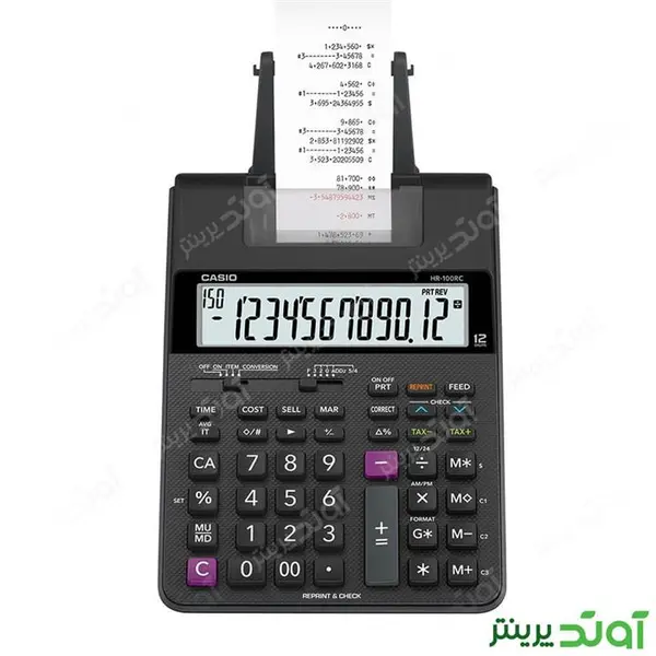 ماشین حساب کاسیو مدل HR-100RC Casio HR-100RC Calculator - 3