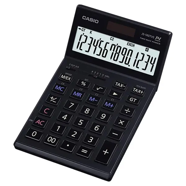 ماشین حساب کاسیو مدل JS-140TVS Casio JS-140TVS Calculator - 2