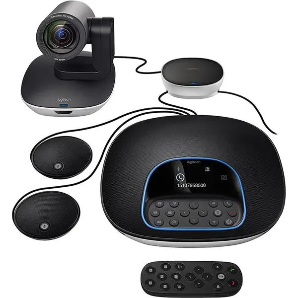 ویدئو کنفرانس لاجیتک گروپ Logitech Group Video Conferencing Bundle with Expansion Mics + میکروفن-