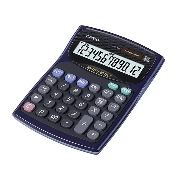 ماشین حساب کاسیو مدل WD-220MS Casio WD-220MS Calculator - 5