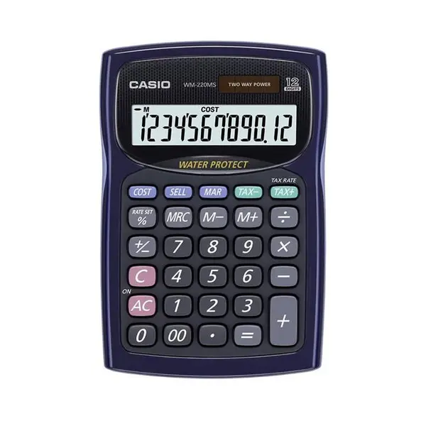 ماشین حساب کاسیو مدل WM-220MS Casio WM-220MS Calculator - 2