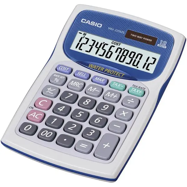 ماشین حساب کاسیو مدل WM-220MS Casio WM-220MS Calculator