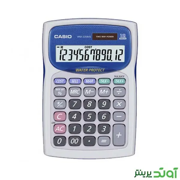ماشین حساب کاسیو مدل WM-220MS Casio WM-220MS Calculator - 3