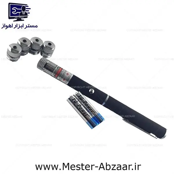 چراغ لیزر پوینتر خطی سبز 5 کله جیبی مدل Automatic green laser pointer 5