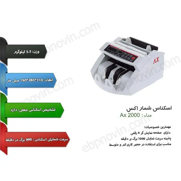 Money Counters AX 2000