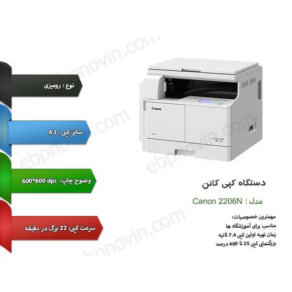 دستگاه کپی کانن Canon 2206N