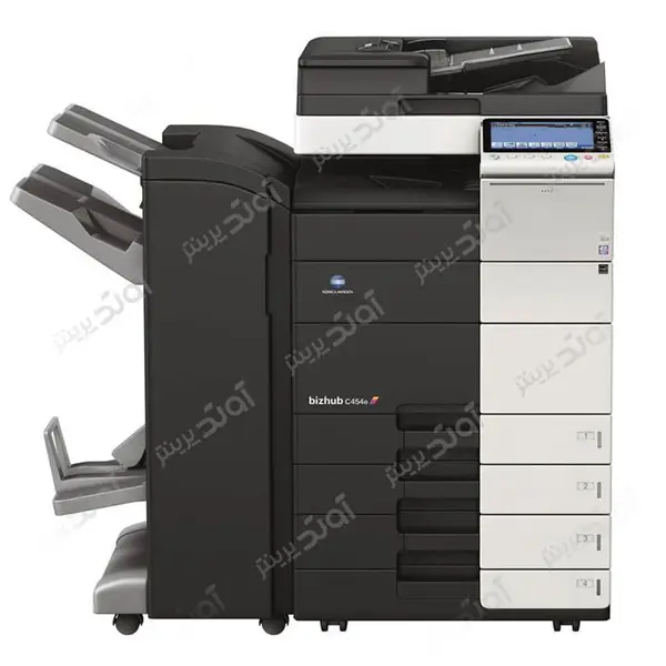 دستگاه کپی رنگی کونیکا مینولتا با فینیشر Konica Minolta Bizhub c454e