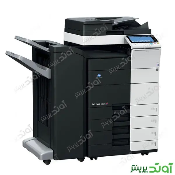 دستگاه کپی رنگی کونیکا مینولتا با فینیشر Konica Minolta Bizhub c454e