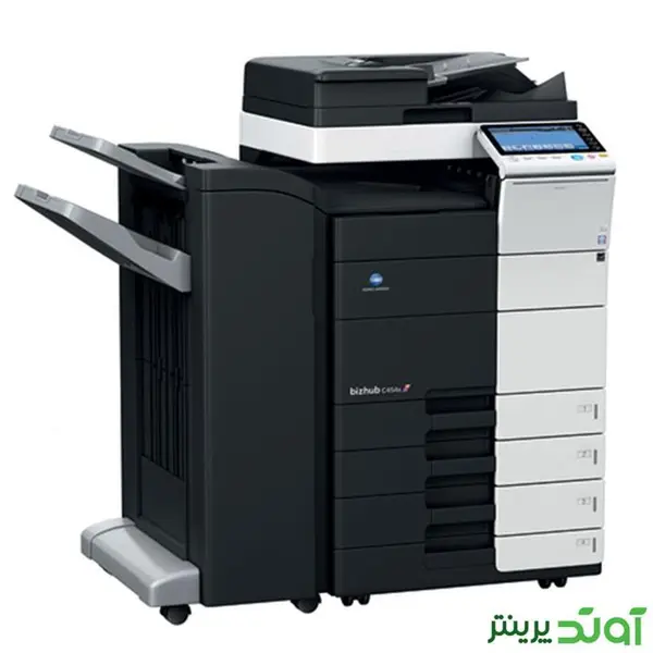 دستگاه کپی رنگی کونیکا مینولتا با فینیشر Konica Minolta Bizhub c454e
