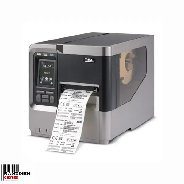 چاپگر لیبل و بارکد صنعتی تی اس سی TSC MX240 با ریواندر