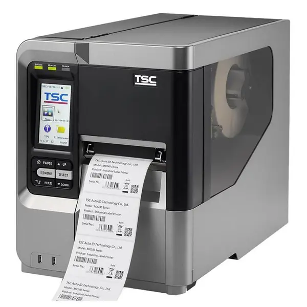 چاپگر لیبل و بارکد صنعتی تی اس سی TSC MX240 با ریواندر