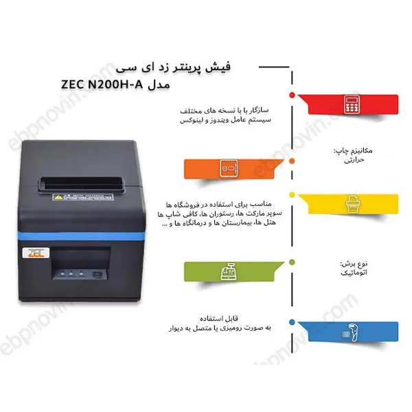 فیش پرینتر زد ای سی ZEC N200H-A