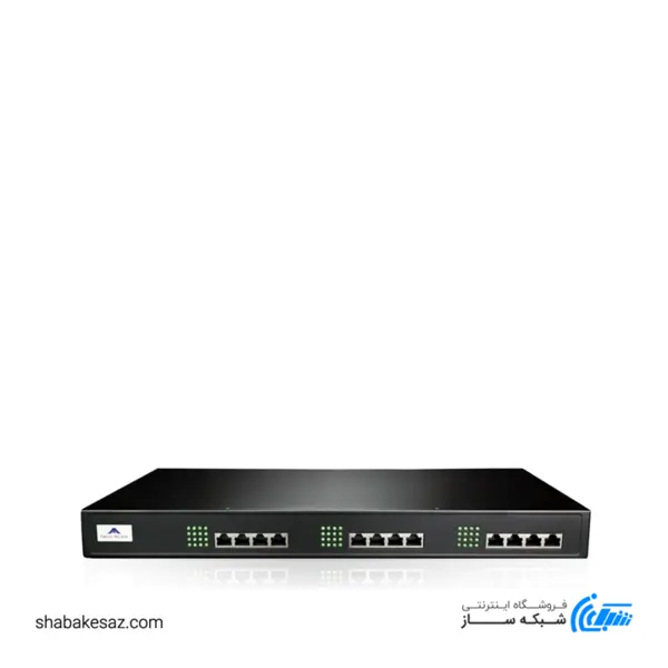 گیتوی ویپ نیوراک دارای 16 پورت FXO و 2 پورت اترنت MX60-16FXO newrock