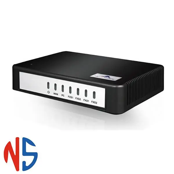 گیتوی ویپ نیوراک دارای 2 پورت FXS و 2 پورت اترنت HX402E newrock Newrock Voip gateway 2port Fxs HX402G