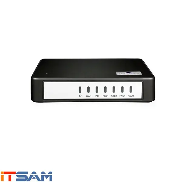 گیتوی ویپ نیوراک دارای 2 پورت FXS و 2 پورت اترنت HX402E newrock Newrock Voip gateway 2port Fxs HX402G