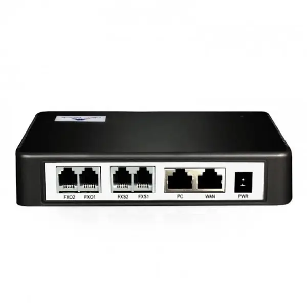 گیتوی ویپ نیوراک دارای 4 پورت FXO و 2 پورت اترنت HX440E newrock