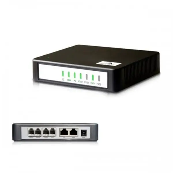 گیتوی ویپ نیوراک دارای 4 پورت FXO و 2 پورت اترنت HX440E newrock