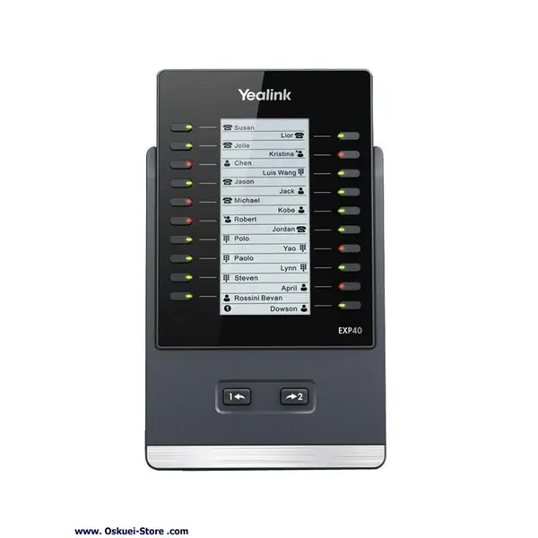 ماژول افزایش ظرفیت تلفن تحت شبکه یالینک مدل EXP40 Yealink Expansion Module EXP40