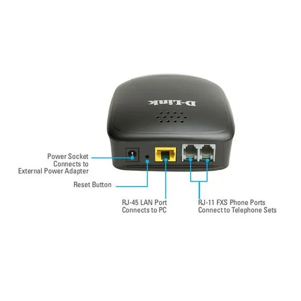 گیت وی ویپ FXS دو پورت دی-لینک dvg-2102s - 2