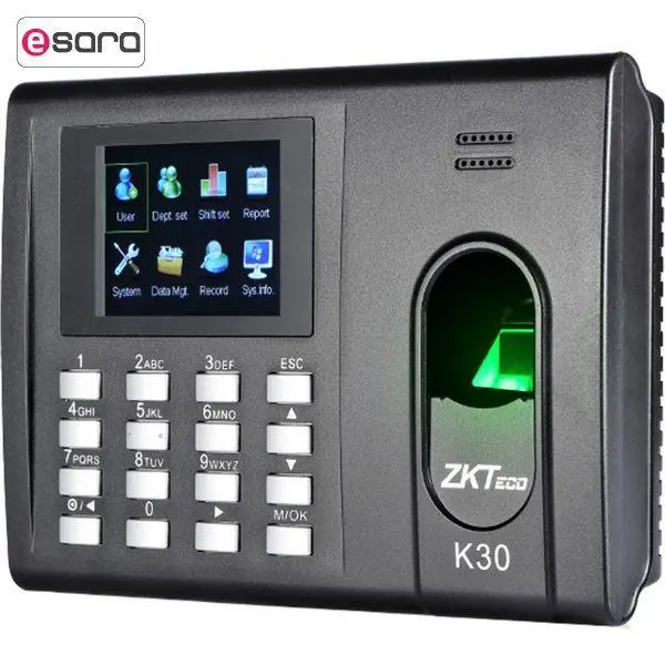 دستگاه حضور غیاب زد کی تی اکو مدل K30 ZKTeco K30 Time Attendance Terminal