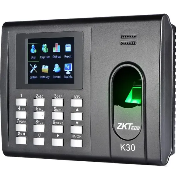 دستگاه حضور غیاب زد کی تی اکو مدل K30 ZKTeco K30 Time Attendance Terminal