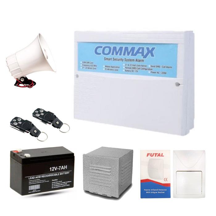 پک کامل دزدگیر کوماکس COMMAX سیمکارتی