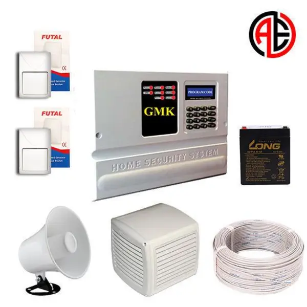 پکیج دزدگیر اماکن جی ام کا سیمکارتی مدل GMK-2ch-FB