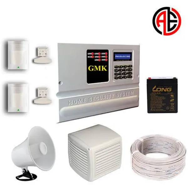 پکیج دزدگیر اماکن جی ام کا سیمکارتی مدل GMK-2ch-PB