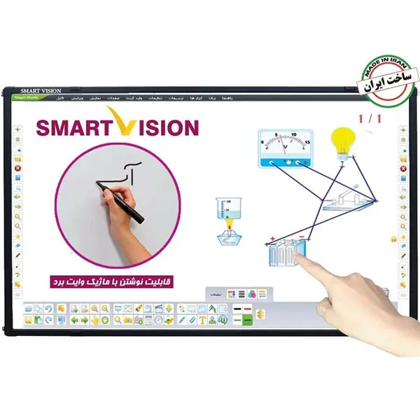 تخته هوشمند اسمارت ویژن مدل IR-8210C Smart Vision IR-8210C Smart Board - 2