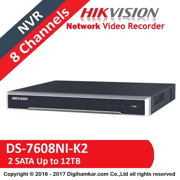 هایک ویژن دستگاه NVR مدل DS-7608NI-K2 - 5