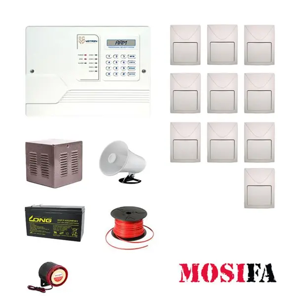 Visitron VF10 burglar alarm package